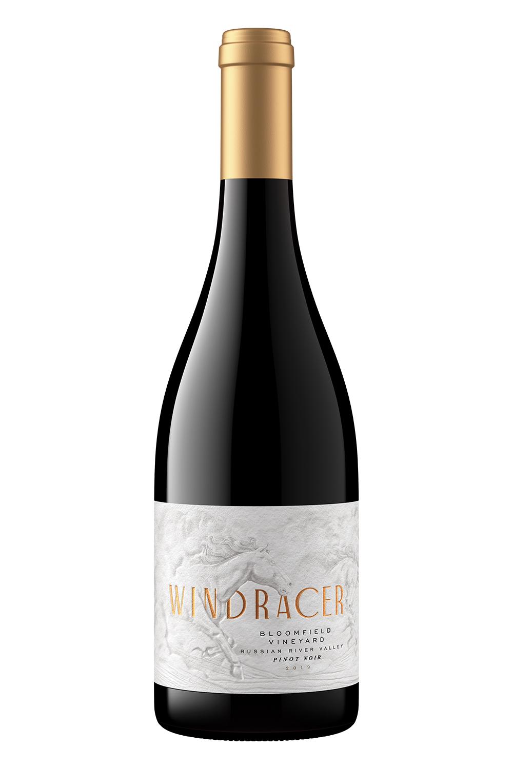 WindRacer Bloomfield Vineyard Pinot Noir bottle shot